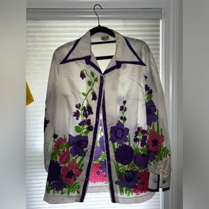 Vera Vintage floral blouse